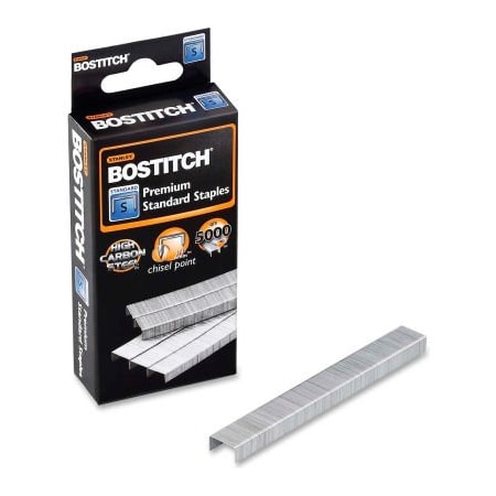 Bostitch Stanley Bostitch Standard Staples, 20 Sheet Capacity, 1/4" Leg Length, 210 Per Strip, 5000/Box SBS1914CP